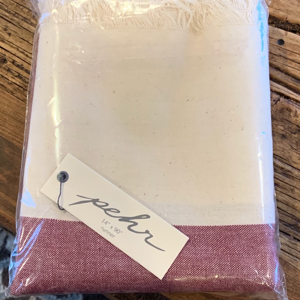 Pehr Chambray Table Runner